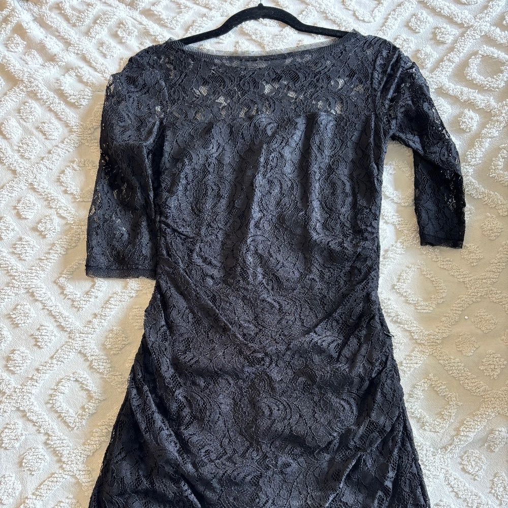 Black lace dress